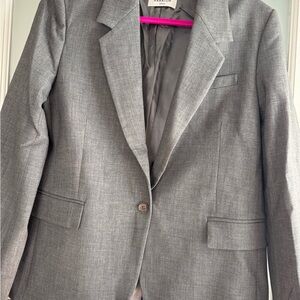 Aritzia Producer Blazer Charcoal